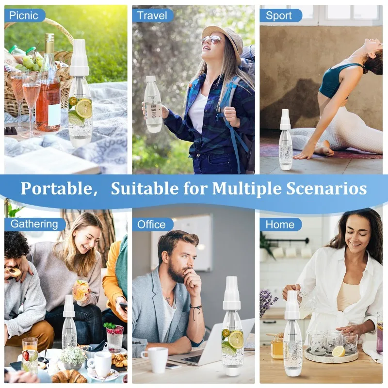 Home Soda Maker (Máquina de água com gás): para bebidas gaseificadas caseiras, ideal para cola e outros refrigerantes caseiros frios - Image 6