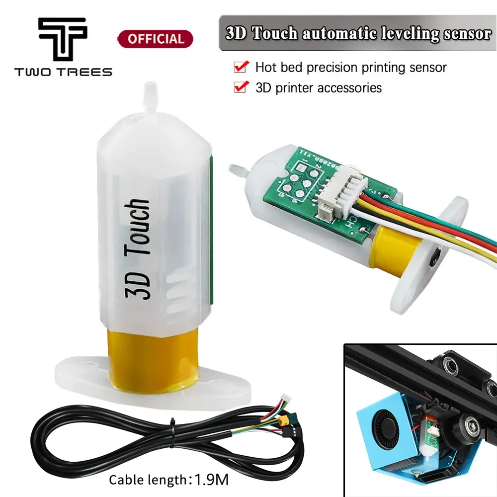 Twotrees-BLtouch Auto cama nivelamento Sensor, peça impressora 3D, BL Touch para Anet A8, Tevo, Repap, MK8, Ender 3 Pro