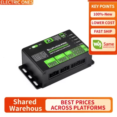 【Waveshare genuíno】 - Adaptador conversor USB para UART/I2C/SPI/JTAG, suporta múltiplas interfaces, compatível com múltiplos 3.3V 5V