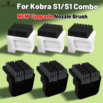 Novo atualizado para anycubic kobra s1 bocal de limpador de extremidade quente escova de silicone para anycubic kobra s1 hotend kobra s1 acessórios
