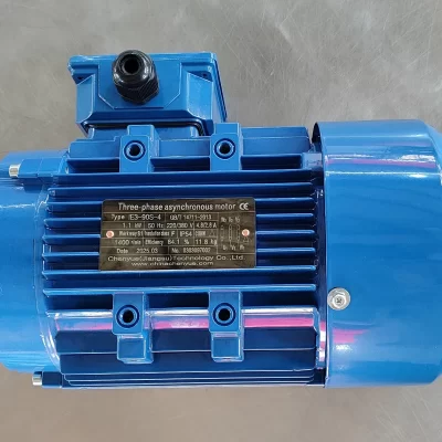 Chenyue motor trifásico 1.1kw 50hz YE3-90S-4 220/380v frequência não variável sem freio torque nominal ultra-eficiente 7.5n.m