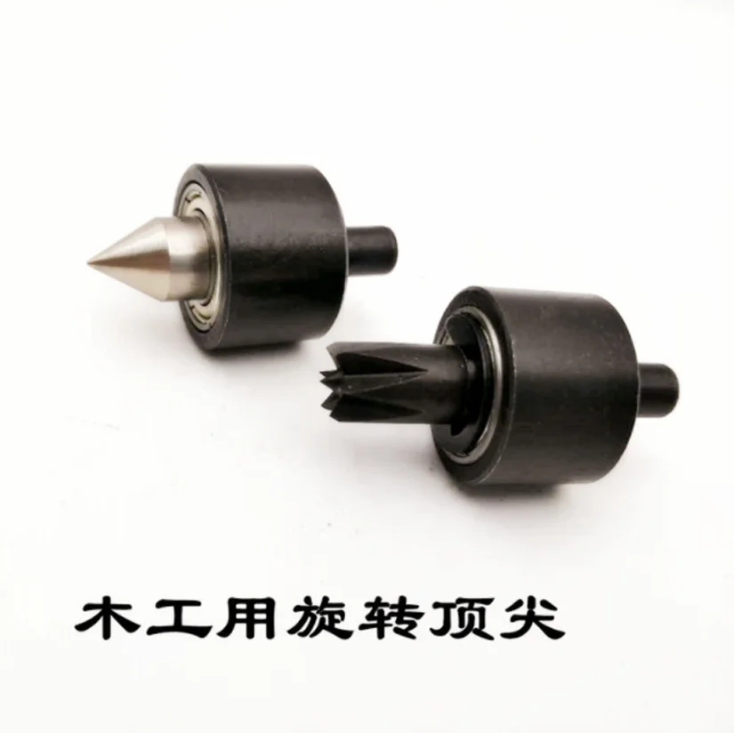 Contropunta de perfuração multifuncional, centro vivo de metal prateado com garra para mini máquina de torno, centro giratório, acessórios diy - Image 6