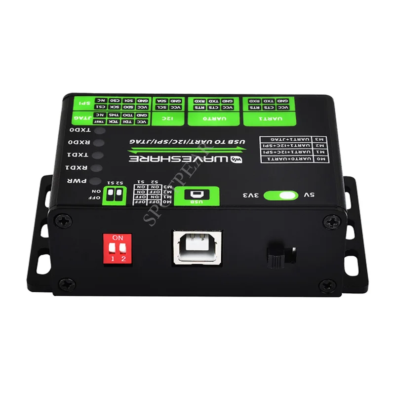 Conversor USB para UART/I2C/SPI/JTAG compatível com circuitos de proteção múltiplos de 3,3 V e 5 V suporta múltiplas interfaces - Image 5