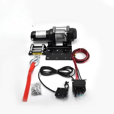 Mini guincho elétrico portátil automático para caminhão, 12000lb, 12v, 4x4, recuperação poderosa, guincho para carro off-road