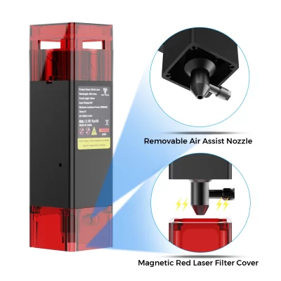 Twotrees laser 40w/80w módulo laser 450nm para máquina de gravação a laser máquina de corte carpintaria cnc gravador TTS-55 TTS-10 pro