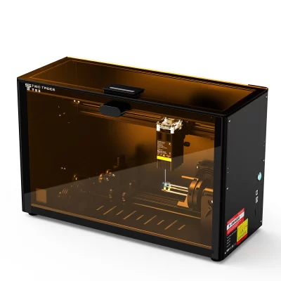 Twotrees TS5-7W gravador a laser para diy de copos máquina de gravação a laser de mesa 4 em 1 máquina de corte cnc de madeira rotativa