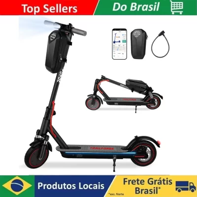 Patinete Elétrico Scooter Para Adultos 500W Capacidade De Carga De 100KG 48V Dobrável Display Digital 35km/h 8,5 polegadas