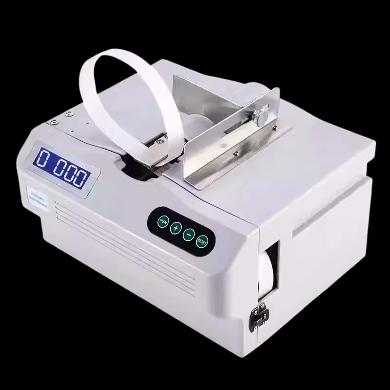 DG-45 inteligente pequena máquina de ligação de notas fita de papel máquina de amarrar supermercado quente derretimento cinto de papel máquina de cintar - Image 5