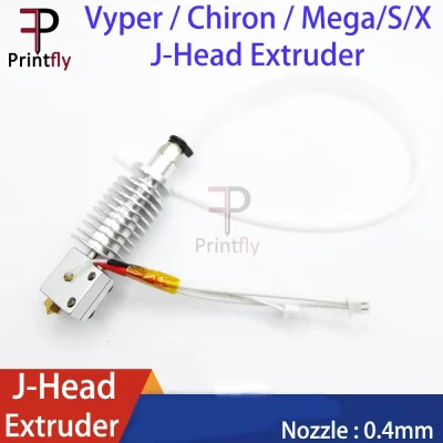 Anycubic Vyper Mega/S/X Chiron Hotend 40W Extrusora Bloco de calor Peças de impressora 3D Kit de extrusão de extremidade quente de 0,4 mm