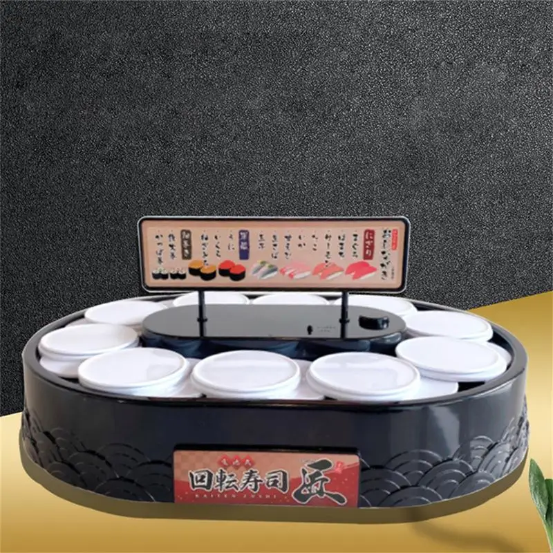 Máquina rotativa automática de sushi, 360 graus, transportador, sobremesa, cupcake, mesa giratória, suporte de exibição, casamento, aniversário, festa - Image 4