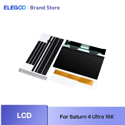 ELEGOO Tela LCD Mono 10 '' 16K com Resolução 15120 × 6230 e Vidro Temperado 9H para Impressora 3D SATURN 4 ULTRA 16K MSLA