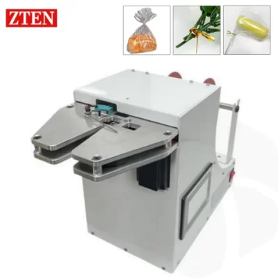 Máquina automática de amarrar fio dourado, 2-15mm, automática, vertical, frutas, alimentos, pirulito, saco de pão, embalagem, amarrando