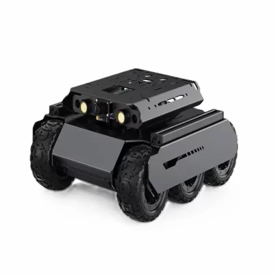 Waveshare UGV Rover Robô 4WD AI de código aberto de 6 rodas, visão de computador corporal totalmente metálica, para Raspberry Pi 4B/Raspberry Pi 5