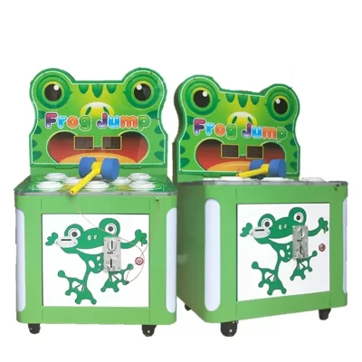 # Para martelo console de jogo de rebatidas estilo sapo debulhamento martelo moeda putter mini arcade troca jogo batendo toupeira console de jogo
