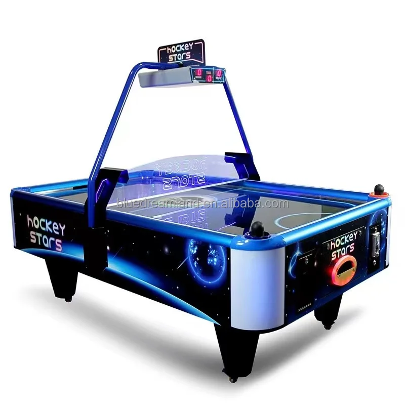 Arcade esportivo de mesa de hóquei no gelo com estrela curvada operada por moedas - Image 2
