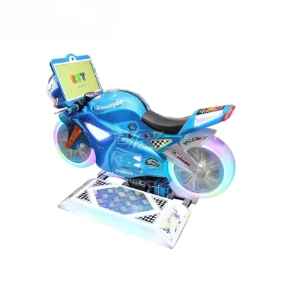 Qualidade moto balanço 3d motocicleta arcade jogo indoor máquina de diversões de vídeo moeda operado crianças passeio máquina