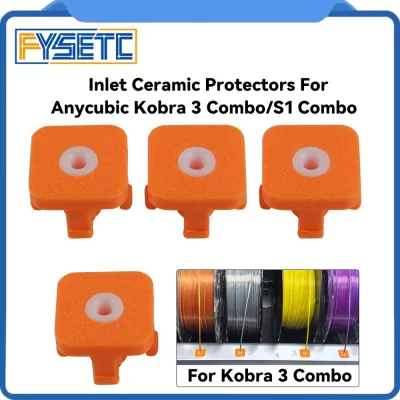 Para anycubic s1c/kobra 3 combo protetor de alimentação cerâmica ace pro atualização protetor cerâmico acessório peças reposição impressora 3d