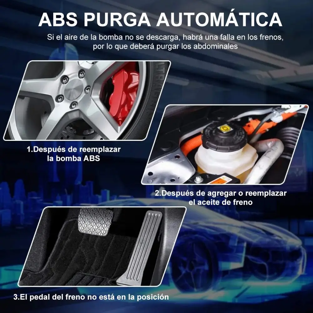 Foxwell nt630 plus abs sangramento srs redefinição obd2 leitor de código obd diagnóstico scanner controle bidirecional ferramentas automáticas - Image 2
