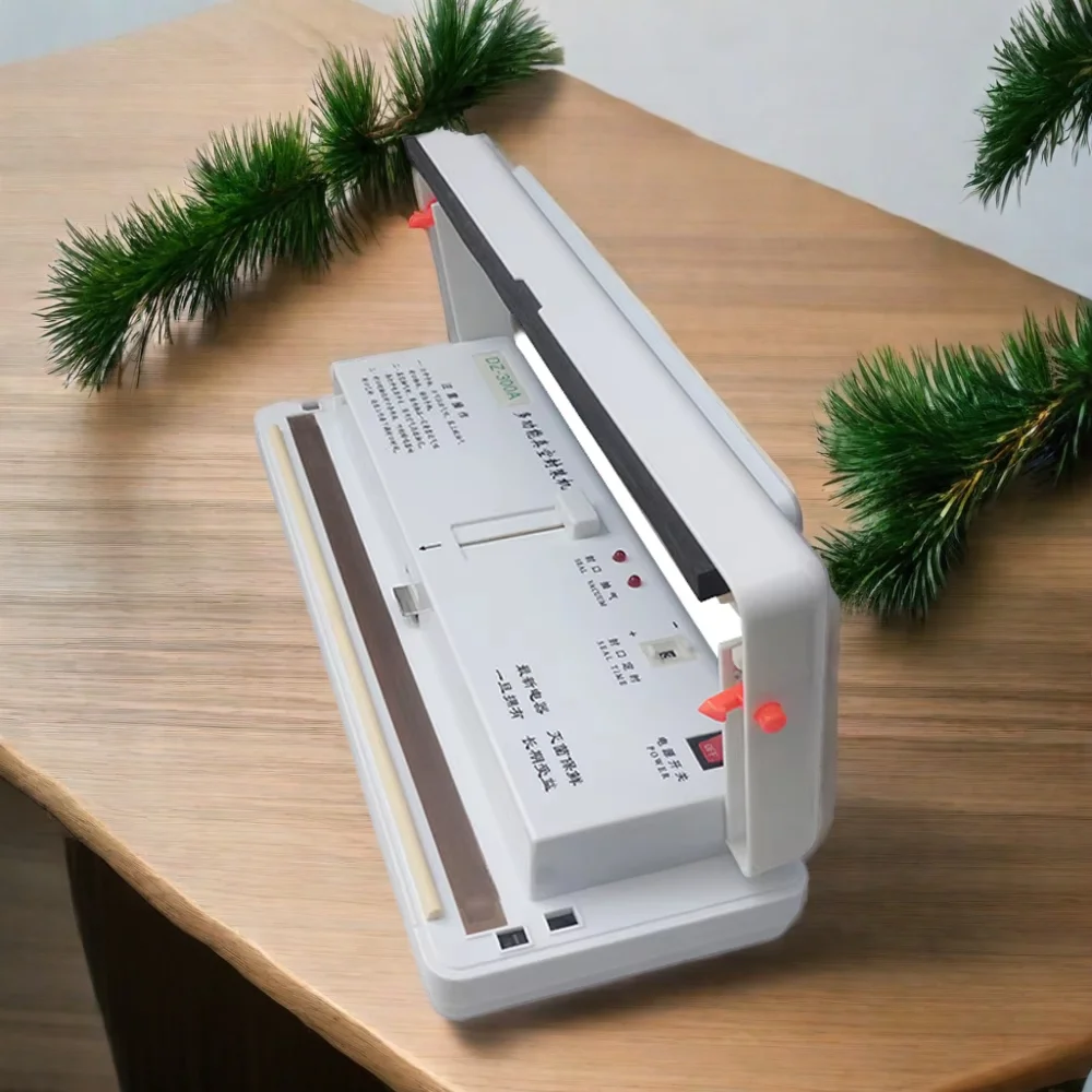 Nova máquina elétrica comercial doméstica seladora a vácuo de alimentos usada para embalagem de produtos secos equipamentos de vedação de cozinha 220v - Image 6