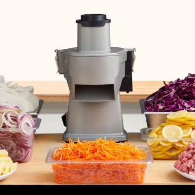 GJ817 Máquinas comerciais de corte de frutas e vegetais Processador de alimentos de cozinha automático