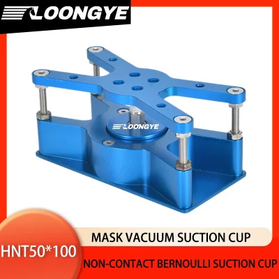 LOONGYE HNT50x100 Ventosa a vácuo sem contato Copo HNT Bernoulli Máquina de máscara sem contato Folha fotovoltaica para corte em cubos pneumático