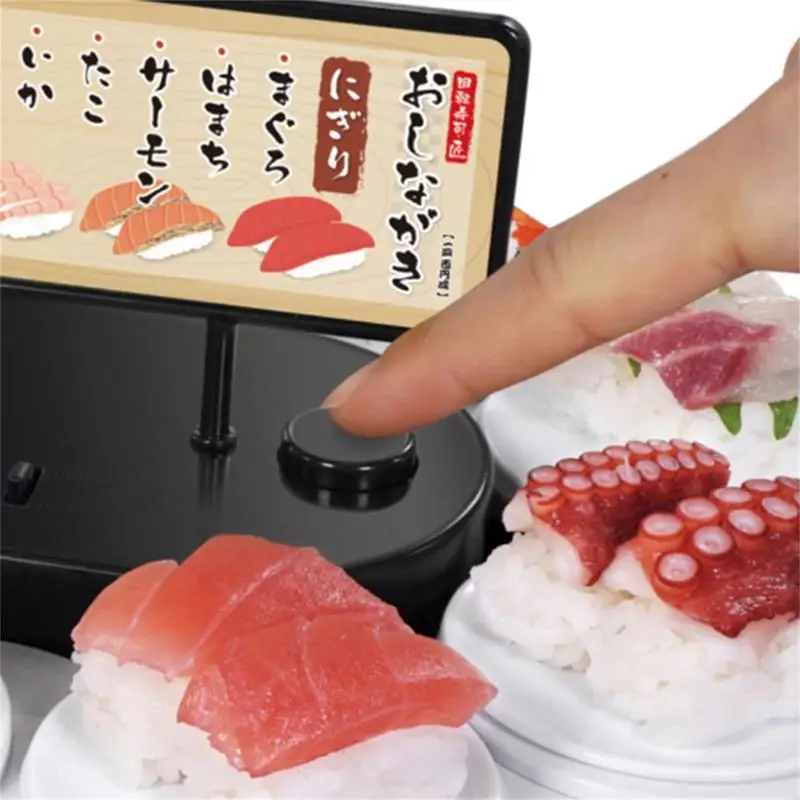 Máquina rotativa automática de sushi, 360 graus, transportador, sobremesa, cupcake, mesa giratória, suporte de exibição, casamento, aniversário, festa - Image 5