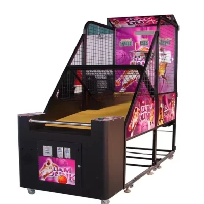 Máquina de jogo operada por moedas de tiro de basquete Arcade com 1 ano de garantia Entretenimento em inglês