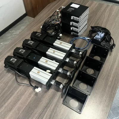 Geração de carro de corrida de quatro eixos, emulador dinâmico, cilindro, simulação de movimento, kit de corrida eletrônico dinâmico de força G de alta tecnologia