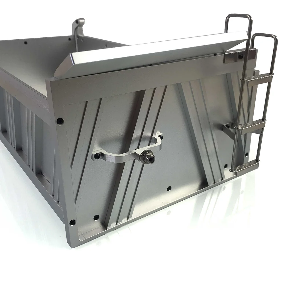 LESU Parts 400Mm Full Metal Cargo Bucket Container B 6*6 RC Dumper 1/14 Truck Tamiyaya Outdoor Toys TH02029 - Image 5