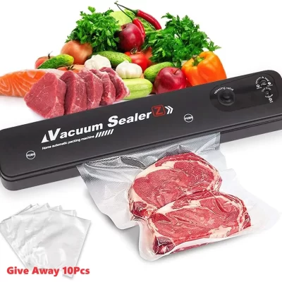 Mi Máquina Automática De Vedação A Vácuo, Aferidor De Alimentos Domésticos, Máquina De Vedação De Plástico Pequeno, Ma De Empacotamento