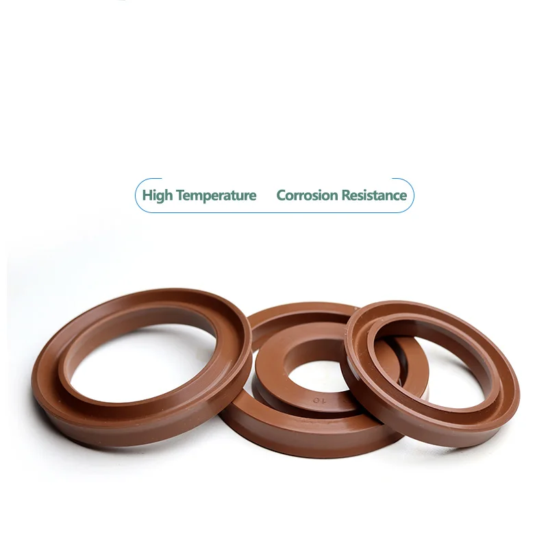 Vedação hidráulica de eixo radial tipo FKM UN/Y (IDxODxTHK), ID 8-28MM, haste de pistão de eixo de borracha de flúor copo em forma de U de lábio único - Image 3