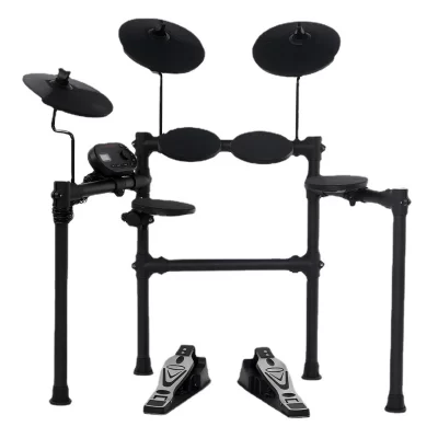 Adultos crianças kit de bateria eletrônica introdutória para iniciantes instrumentos de percussão jazz tambor desempenho dobrável atacado