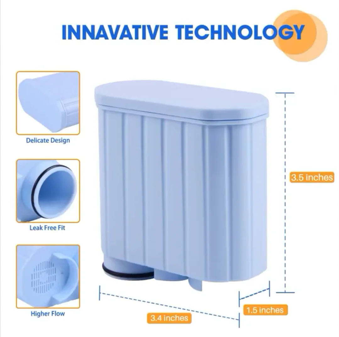 Atualização do filtro de água da máquina de café Saeco para AquaClean Series CA6903 10 00 47 Cartucho anti-escala de alta eficiência