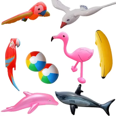 Decorações de festa havaiana inflável flamingo papagaio balão tropical praia festa brinquedos luau decorações de festa de aniversário