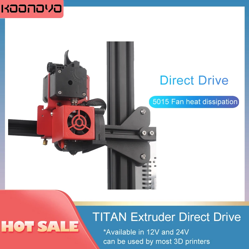 Titan extrusora de acionamento direto hotend kit de impressão de curto alcance de metal acessórios de impressora 3d para Ender-3/ender 3 pro/CR-10/CR-10S