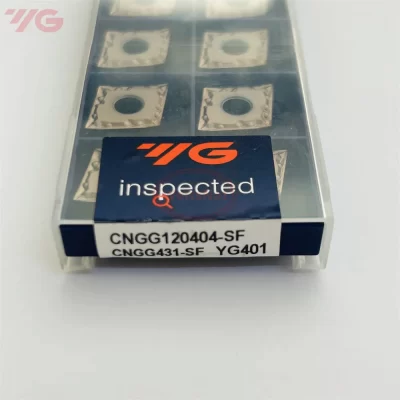YG-1 CNGG120404, CNGG120408-SF YG401 CNMG120404,CNMG120408-MM YG3030 Inserção de carboneto CNGG431,CNGG432,CNMG431, CNMG432 Inserções