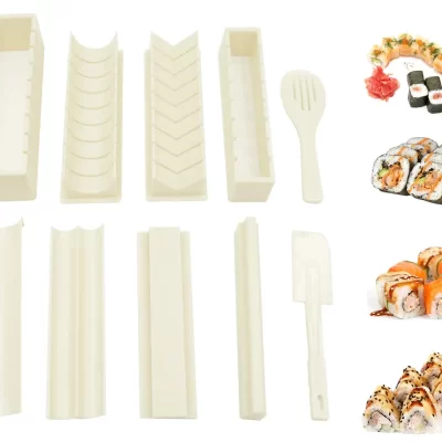 Kit de fabricante de sushi portátil diy molde de sushi imprensa bola de arroz bolo rolo molde vários estilos e formas cozinha ferramentas de cozinha molde bento
