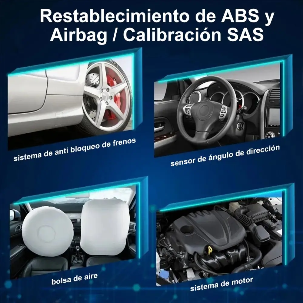 Foxwell nt630 plus abs sangramento srs redefinição obd2 leitor de código obd diagnóstico scanner controle bidirecional ferramentas automáticas - Image 5