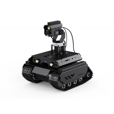 Robô AI fora de estrada de código aberto UGV Beast para Raspberry Pi 4B/5 controladores duplos Visão de computador corporal totalmente metálica