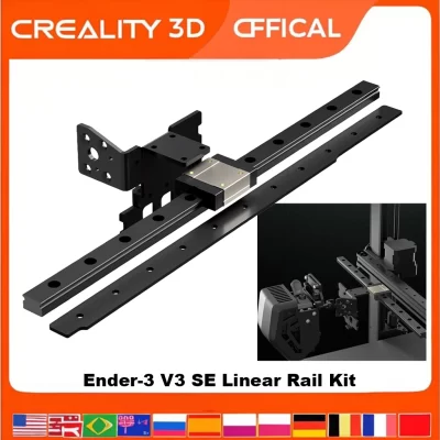 Kit oficial de trilho linear Creality Upgrade Ender 3 V3 SE, impressão de alta precisão/alta velocidade, fácil de modificar para Ender 3 V3 SE 3D