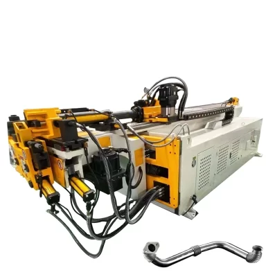 Máquina dobradora de tubos dobráveis push para produção de cadeiras DW38CNC-4A-2SV