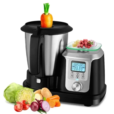 Wifi app cozinha processador de alimentos robô inteligente tudo-em-um fogão, picador, vaporizador, espremedor, liquidificador, feralha, amassar, pesar, multifuncional