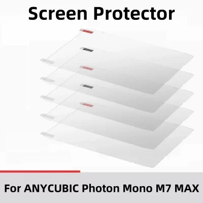 5 Unidades Película Protetora Anti-Risco Para Anycubic Photon Mono M7 Max 13,6 Polegadas - Acessórios para Impressoras 3D de Resina LCD