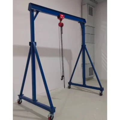 Pórtico móvel pequeno cabide de elevação canteiro de obras simples andando guindaste aéreo removível guindaste de pórtico elétrico 1/2/3/5 toneladas
