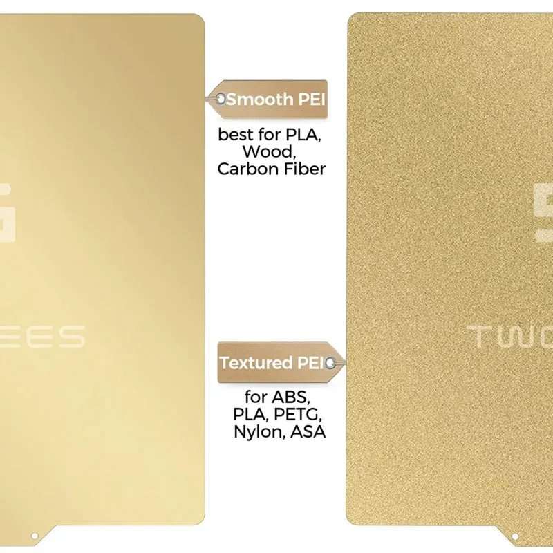 Twotrees-Double Side PEI Spring Steel Sheet, placa de construção magnética, impressora 3D, Ender 3, Ender 5, 220mm, 235mm, 310mm - Image 2