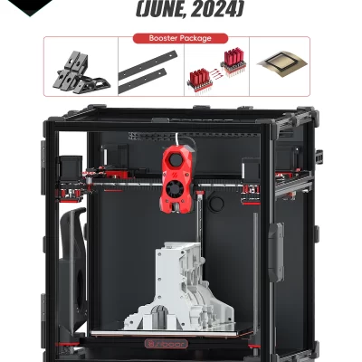 SIBOOR Voron Trident [June] Estrutura de metal CNC 4AWD CoreXY Impressora 3D e todos os trilhos guia Siboor Kits de impressora 3D DIY