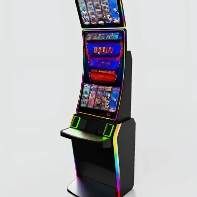 Máquina de slot de 32/43 polegadas curvada verticalmente diamante Barry habilidades gabinete de jogos