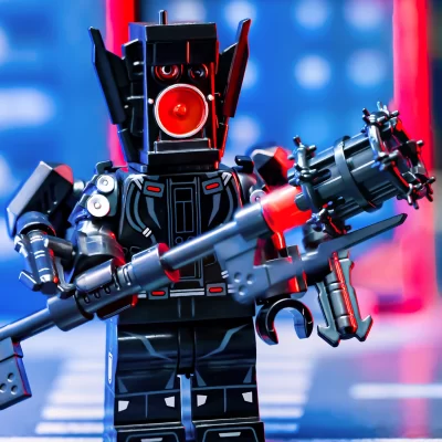 Brinquedo de Montagem Titan Sound King Brad, Blocos de Construção, Figura de Exército da Temporada Quinze para Crianças e Adu...
