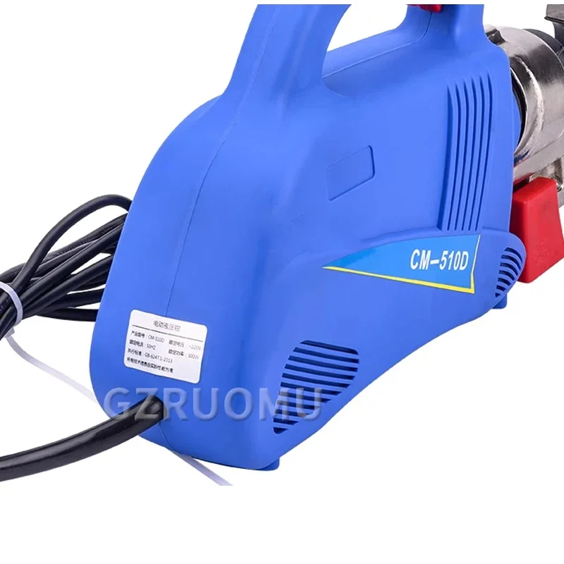 Alicate de friso hidráulico elétrico CM-510D Alicate hidráulico recarregável Bateria Ferramenta de friso de cabo de alimentação elétrica 10-400mm2 - Image 5