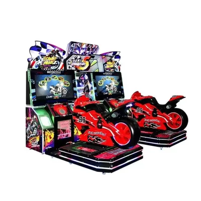 Máquina de diversões de cidade de corrida, motocicleta dupla, grande cavaleiro, sangue quente, slot para videogame, máquina dinâmica interna